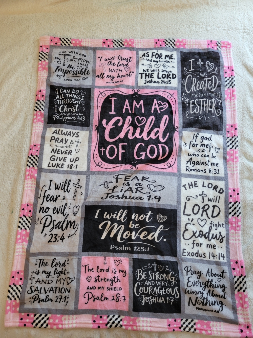 New Baby Size Throw Blanket